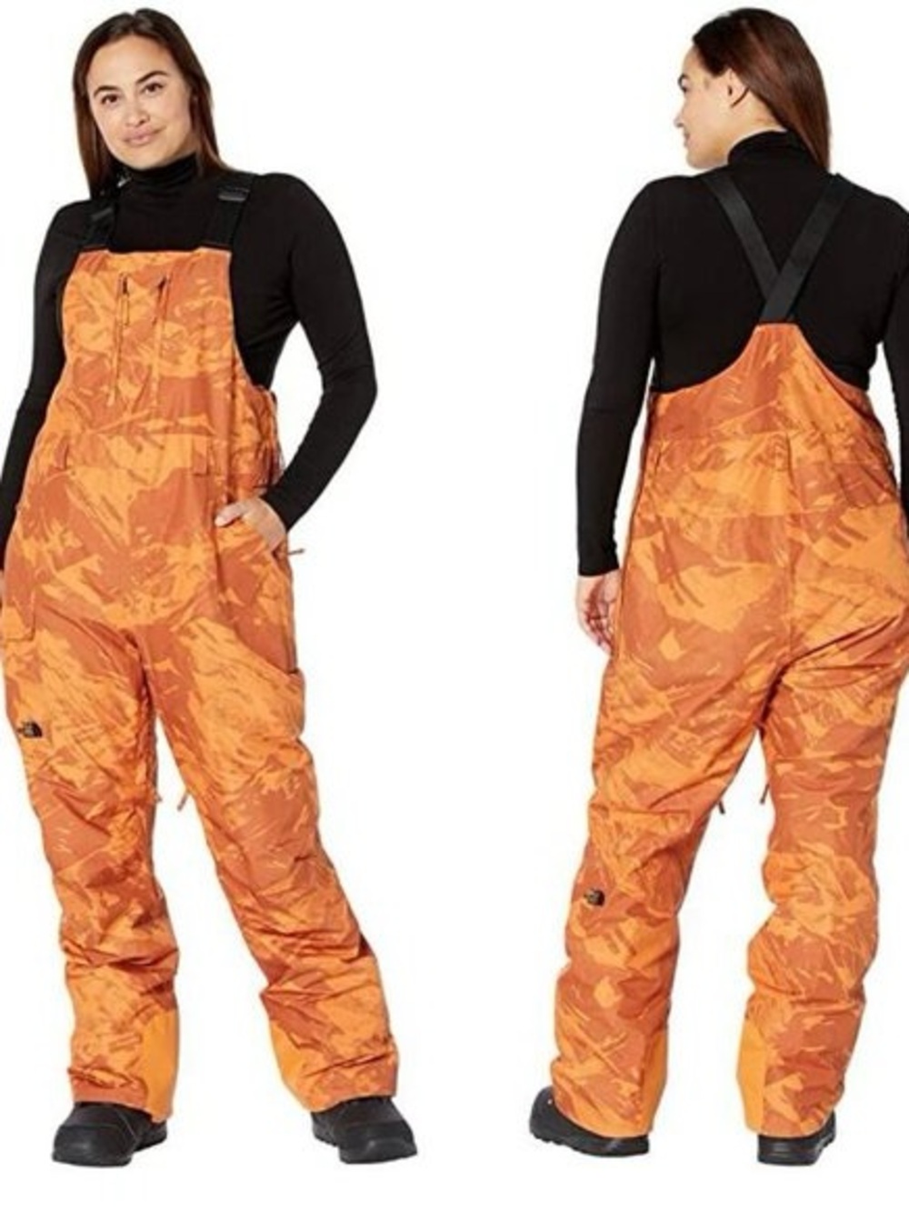 The North Face Limited Edition Freedom Insulated Ski Snow Bib Overalls - Topaz